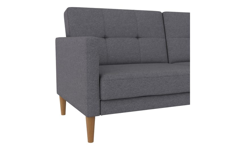 Sovesofa Lilly Lys Grå, Linned - Lys Grå, Linned - Møbler - Sofaer - Sovesofaer