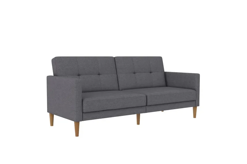 Sovesofa Lilly Lys Grå, Linned - Lys Grå, Linned - Møbler - Sofaer - Sovesofaer