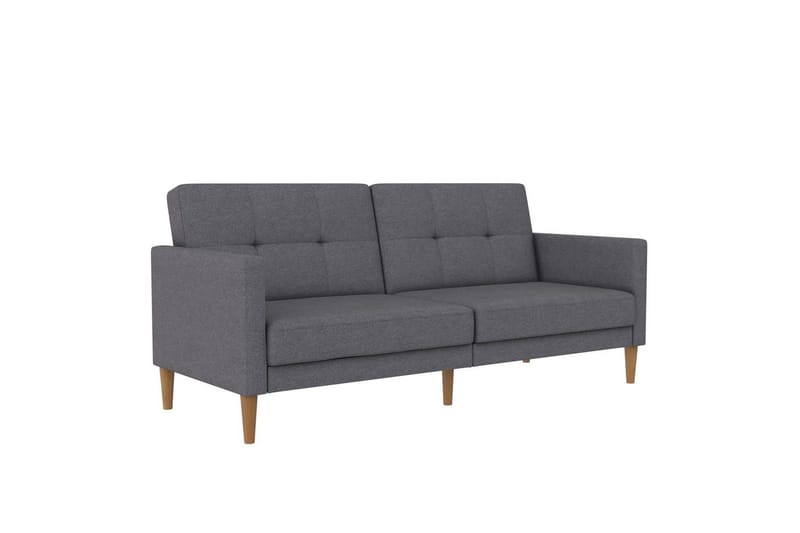 Sovesofa Lilly Lys Grå, Linned - Lys Grå, Linned - Møbler - Sofaer - Sovesofaer
