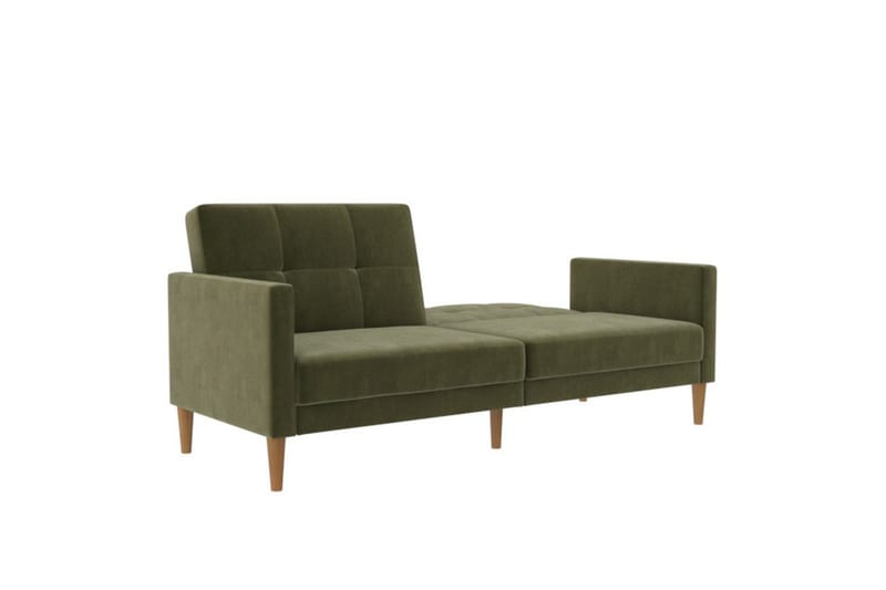 Sovesofa Lilly Olivengrøn, Velour - Olivengrøn, Velour - Møbler - Sofaer - Sovesofaer
