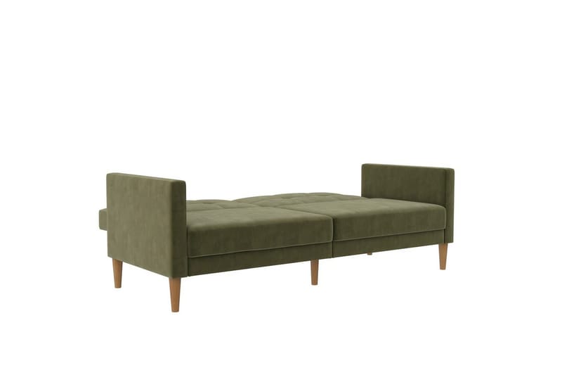 Sovesofa Lilly Olivengrøn, Velour - Olivengrøn, Velour - Møbler - Sofaer - Sovesofaer