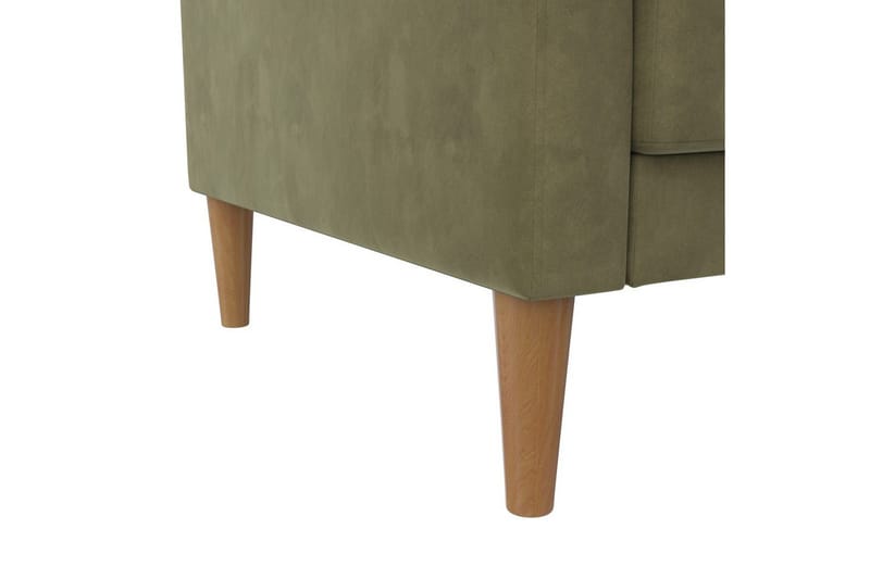 Sovesofa Lilly Olivengrøn, Velour - Olivengrøn, Velour - Møbler - Sofaer - Sovesofaer