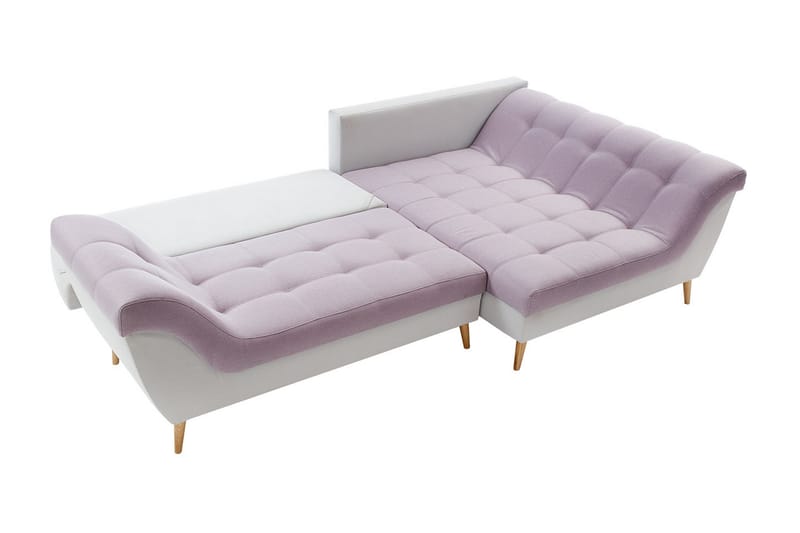 Lionel Sovesofa med diva - Sovesofaer - Sovesofa chaiselong - Velour sofaer