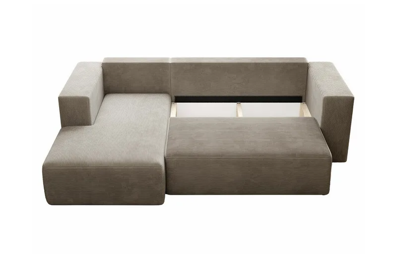 Listowel 3-sits Hörnbäddsoffa beige - Møbler - Sofaer - Sovesofaer