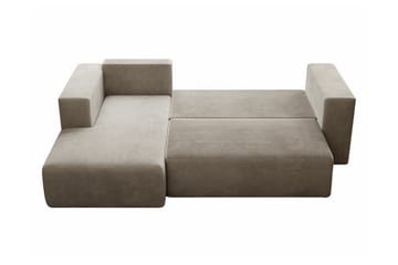 Listowel 3-sits Hörnbäddsoffa Black - Møbler - Sofaer - Sovesofaer
