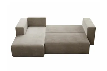 Listowel 3-sits Hörnbäddsoffa Dark yellow - Møbler - Sofaer - Sovesofaer