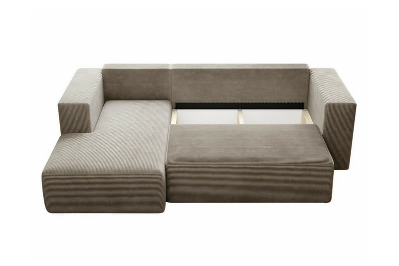 Listowel 3-personers Hjørnesovesofa - Beige - Møbler - Sofaer - Sovesofaer