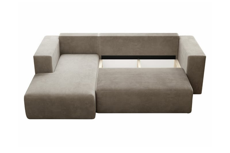 Listowel 3-personers Hjørnesovesofa - Sort - Møbler - Sofaer - Sovesofaer