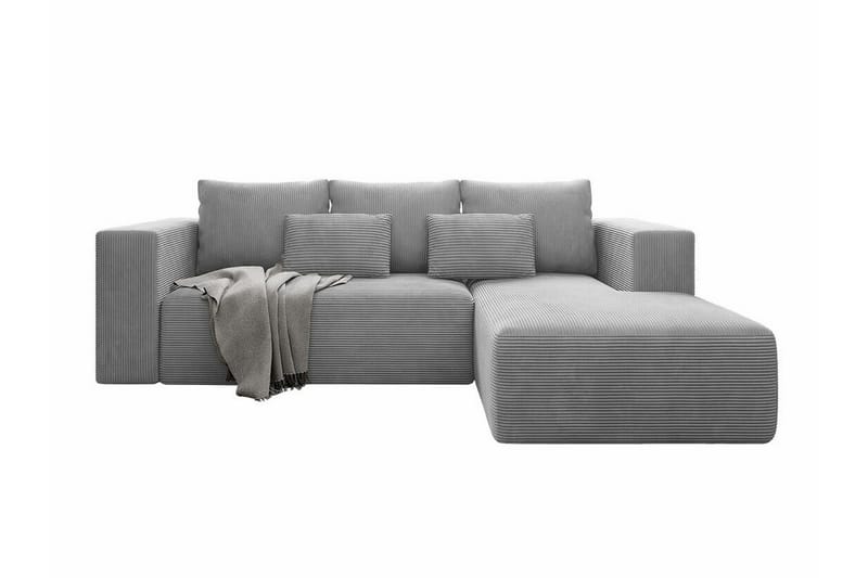 Listowel 3-personers Hjørnesovesofa - Lysegrå/Mørkegrå - Møbler - Sofaer - Sovesofaer