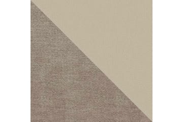 Listowel 4-personers Hjørnesovesofa - Mørkebrun/Beige - Møbler - Sofaer - Sovesofaer