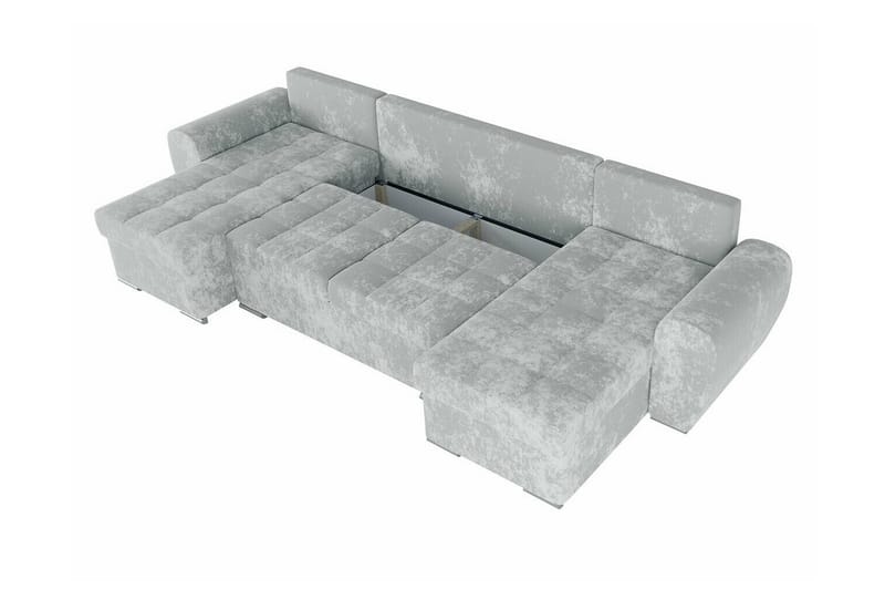 Listowel 4-personers Hjørnesovesofa - Mørkebrun - Møbler - Sofaer - Sovesofaer