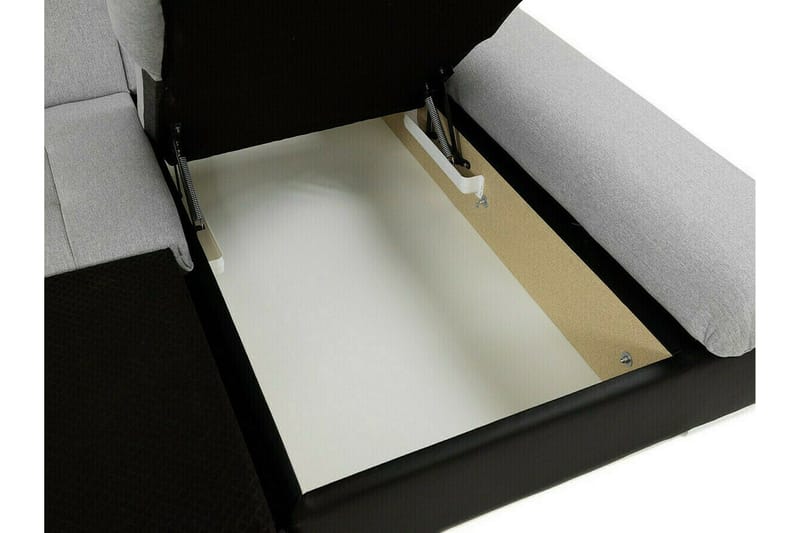 Lomux 3-sits Hörnbäddsoffa Light brown - Møbler - Sofaer - Sovesofaer