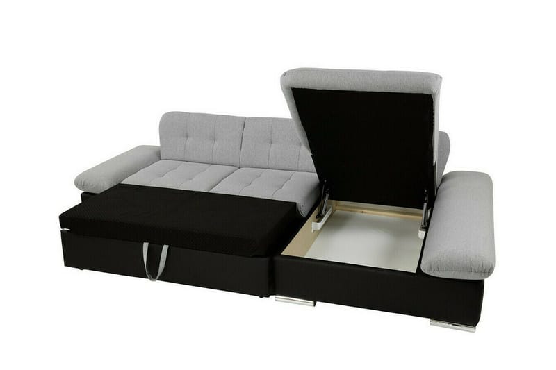 Lomux 3-sits Hörnbäddsoffa NO_BRAND beige - Møbler - Sofaer - Sovesofaer