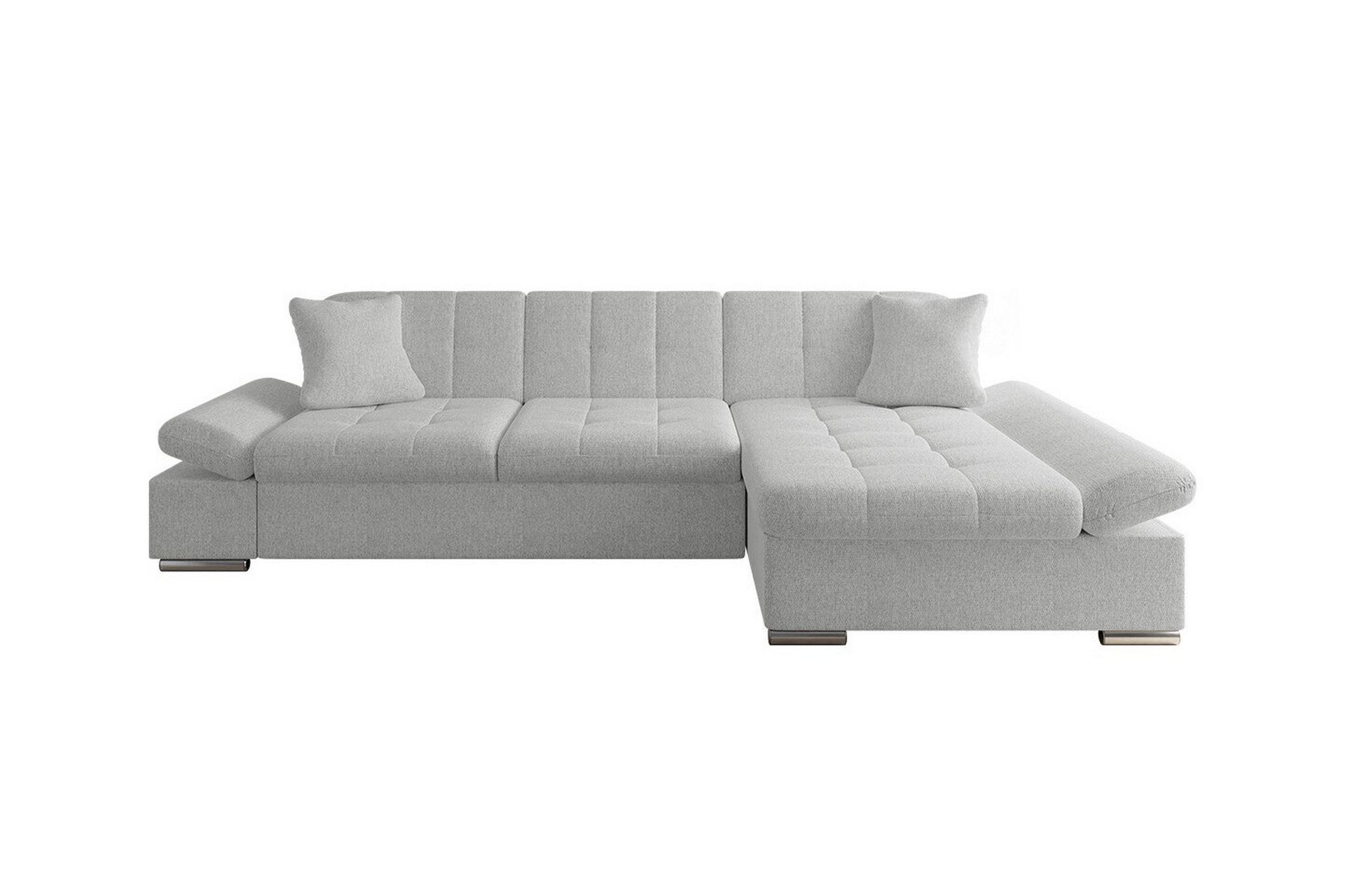 Lomux 3-personers Hjørnesovesofa - Lysegrå - Møbler - Sofaer - Sovesofaer