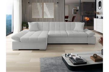 Lomux 3-personers Hjørnesovesofa - Hvid - Møbler - Sofaer - Sovesofaer