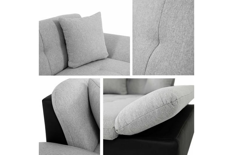 Lomux 3-personers Hjørnesovesofa - Beige - Sovesofaer - Hjørnesovesofa