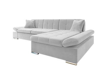 Lomux 3-personers Hjørnesovesofa - Lysegrå - Møbler - Sofaer - Sovesofaer