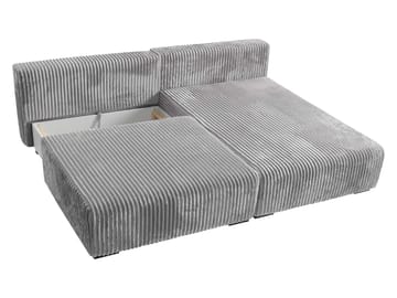 Lorynn 3-personers sovesofa med chaiselong - mørkegrøn - Møbler - Sofaer - Sovesofaer