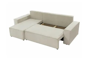 Magston 3-personers Hjørnesovesofa - Grøn - Møbler - Sofaer - Sovesofaer