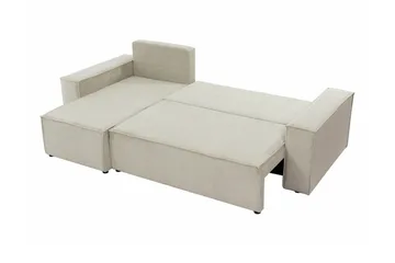 Magston 3-personers Hjørnesovesofa - Lyserød - Møbler - Sofaer - Sovesofaer