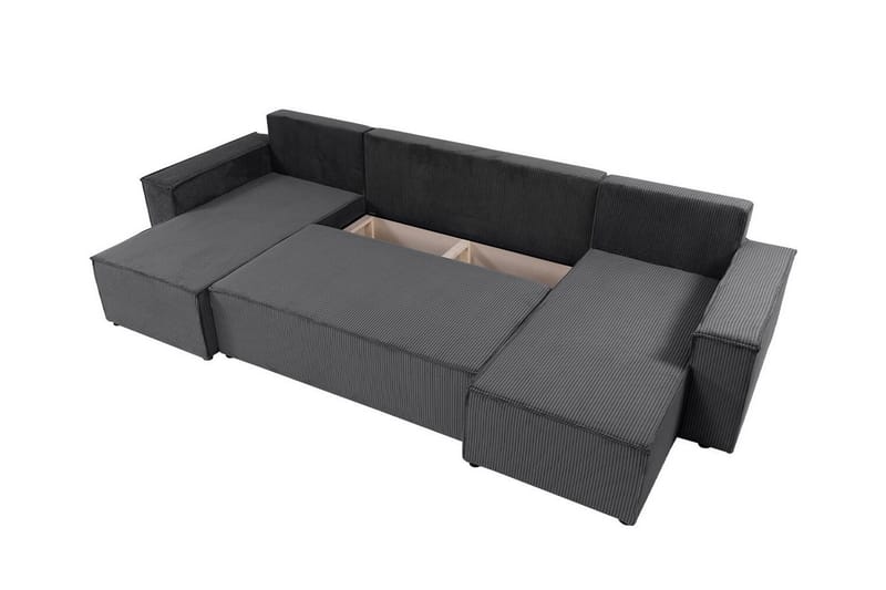 Magston 4-personers Hjørnesovesofa - Brun - Møbler - Sofaer - Sovesofaer