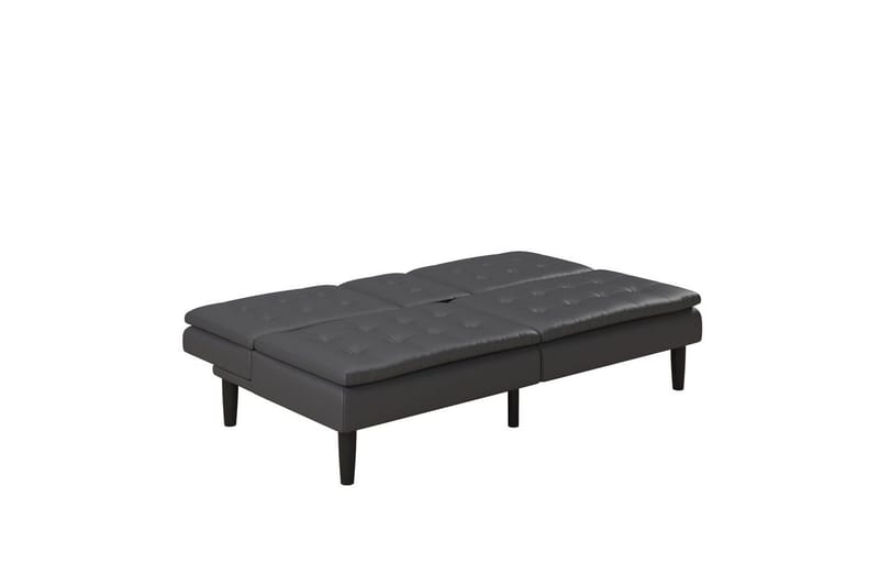Sovesofa Maine Grå PU - Grå PU - Møbler - Sofaer - Sovesofaer