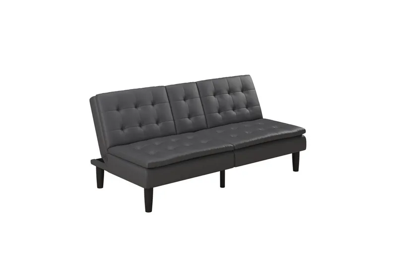 Sovesofa Maine Grå PU - Grå PU - Møbler - Sofaer - Sovesofaer