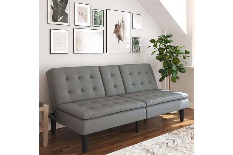 Sovesofa Maine Gråt stof - Gråt stof - Møbler - Sofaer - Sovesofaer