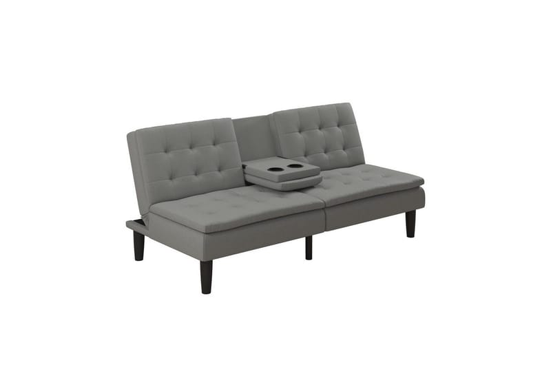 Sovesofa Maine Gråt stof - Gråt stof - Møbler - Sofaer - Sovesofaer
