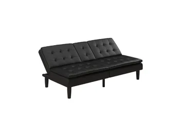 Sovesofa Maine Sort - Sort - Møbler - Sofaer - Sovesofaer