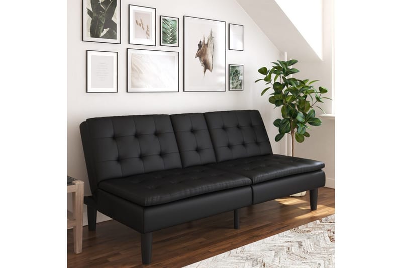Sovesofa Maine Sort - Sort - Møbler - Sofaer - Sovesofaer