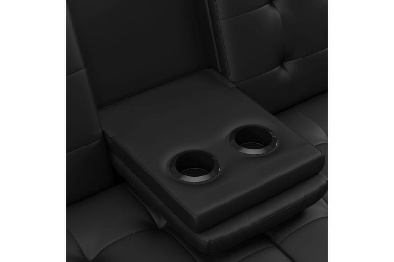 Sovesofa Maine Sort - Sort - Møbler - Sofaer - Sovesofaer