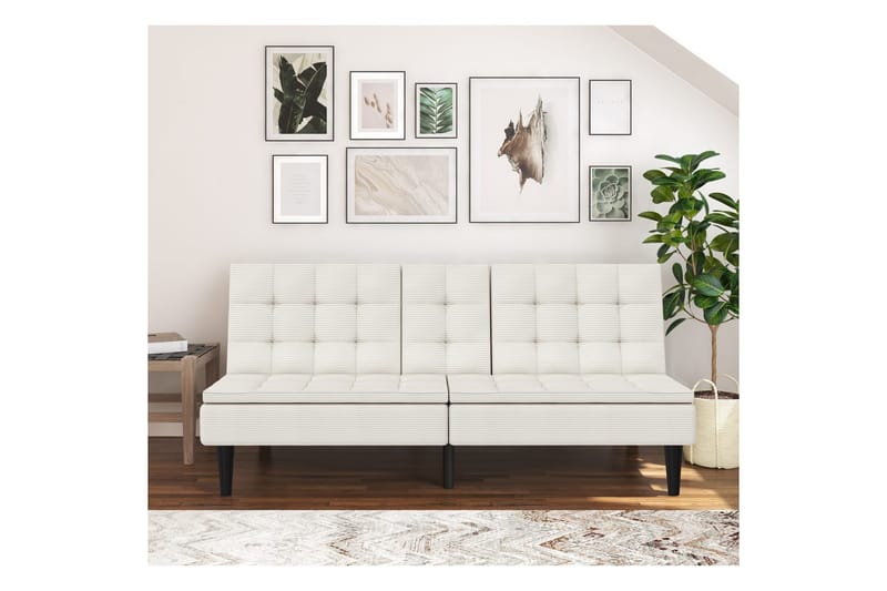 Maine Sovesofa 3-sæde - Hvid - Møbler - Sofaer - Sovesofaer