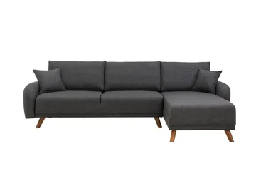 Malkiat Hjørnesovesofa - Antracit - Møbler - Sofaer - Sovesofaer