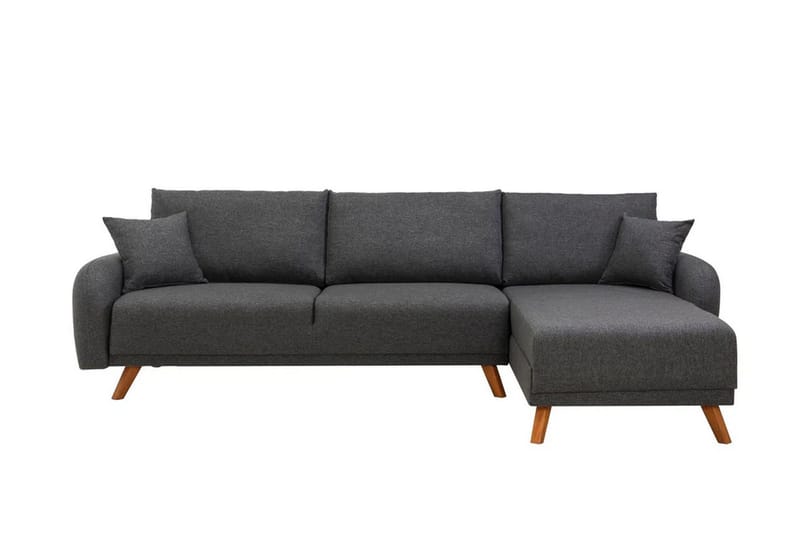 Malkiat Hjørnesovesofa - Antracit - Møbler - Sofaer - Sovesofaer