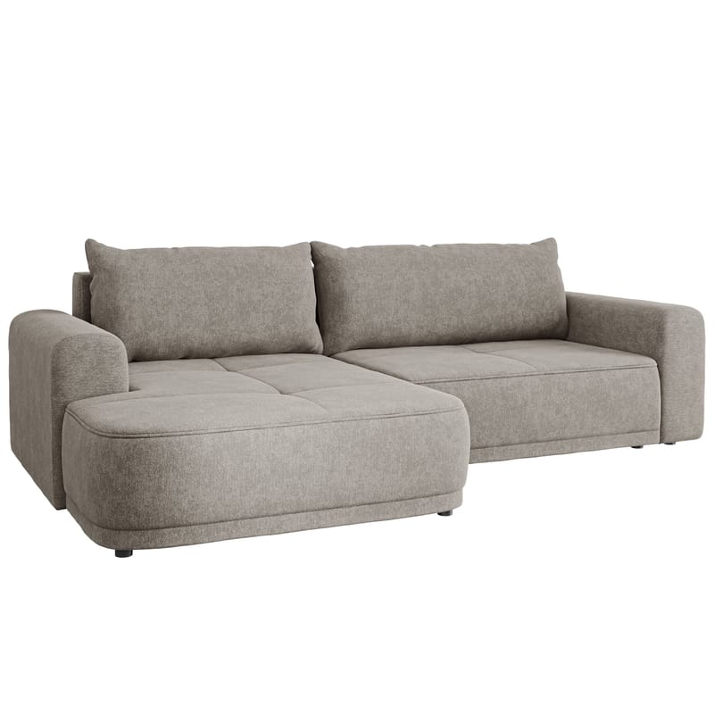 Malor 3-personers sovesofa med venstrevendt chaiselong, beige