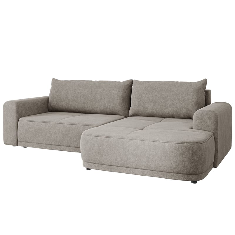 Malor 3-personers sovesofa med højrevendt chaiselong, beige