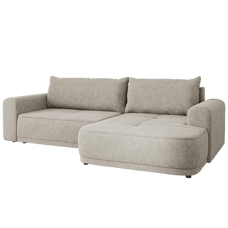 Malor 3-personers sovesofa med højrevendt chaiselong, beige