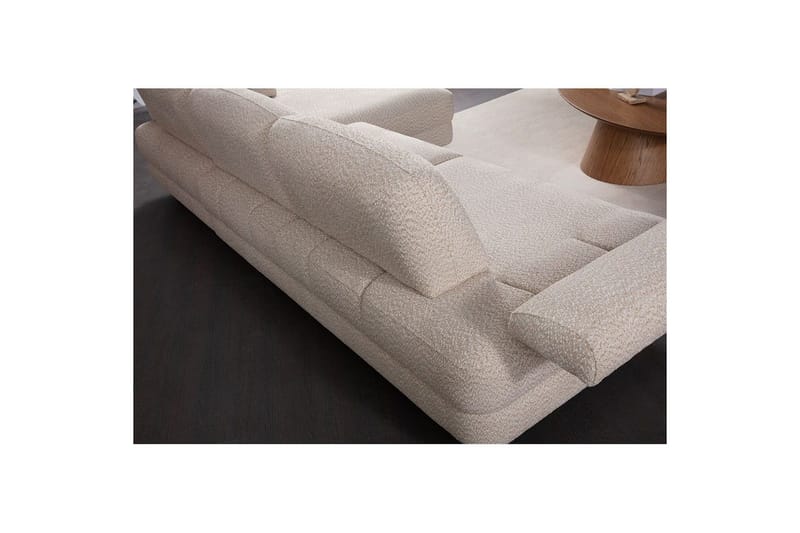 Mami Sovesofa med Divan 4-sits - Creme - Møbler - Sofaer - Sovesofaer