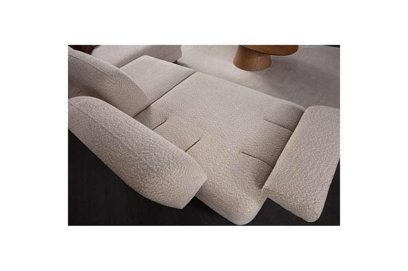 Mami Sovesofa med Divan 4-sits - Creme - Møbler - Sofaer - Sovesofaer
