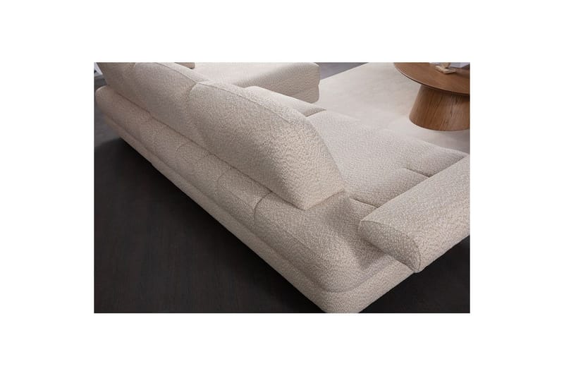 Mami Sovesofa med Divan 4-sits - Creme - Møbler - Sofaer - Sovesofaer