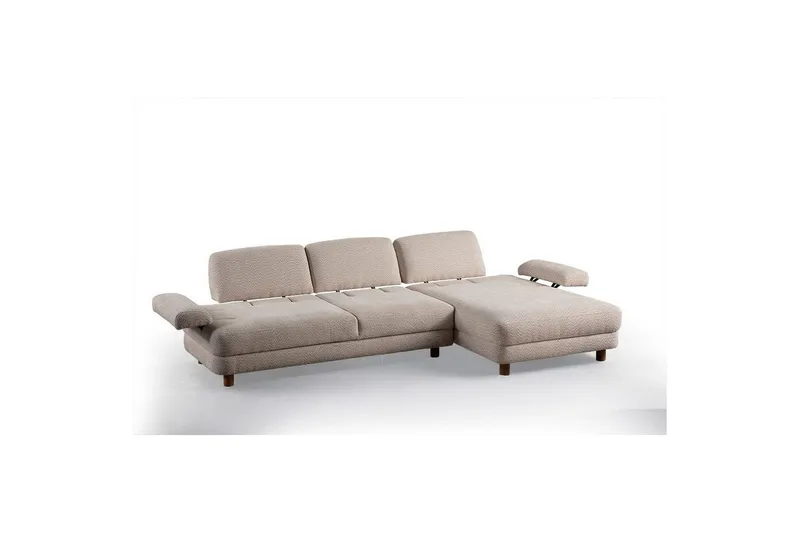 Mami Sovesofa med Divan 4-sits - Creme - Møbler - Sofaer - Sovesofaer
