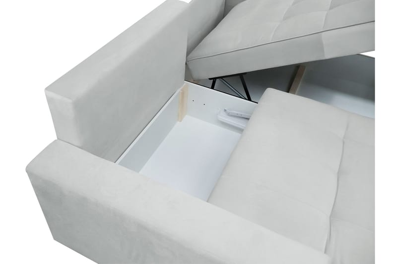 Manetto Sovesofa Med 2-Personers Divan - Sort/Brun - Møbler - Sofaer - Sovesofaer