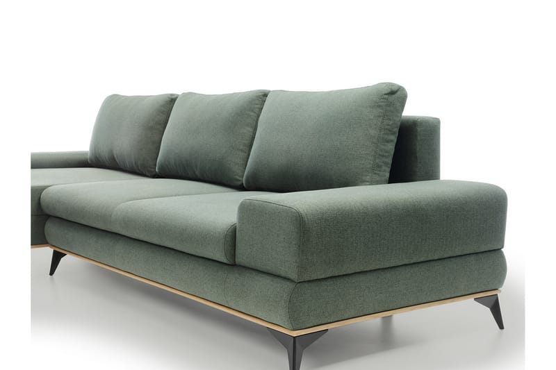 Manila Sovesofa med diva 315x212x87 cm - Sovesofaer - Sovesofa chaiselong - Velour sofaer