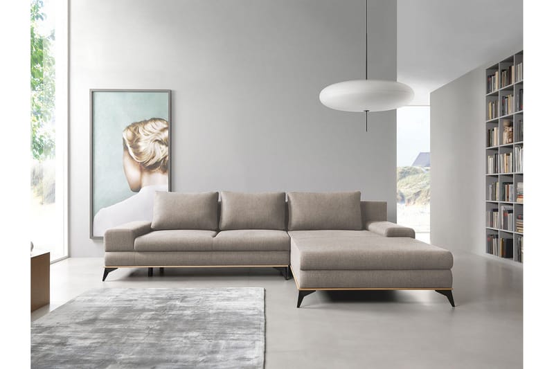 Manila Sovesofa med diva 315x212x87 cm - Møbler - Sofaer - Sovesofaer