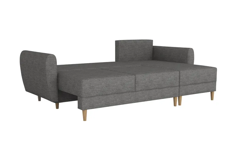 Manstad Hjørnesovesofa - Blå - Møbler - Sofaer - Sovesofaer