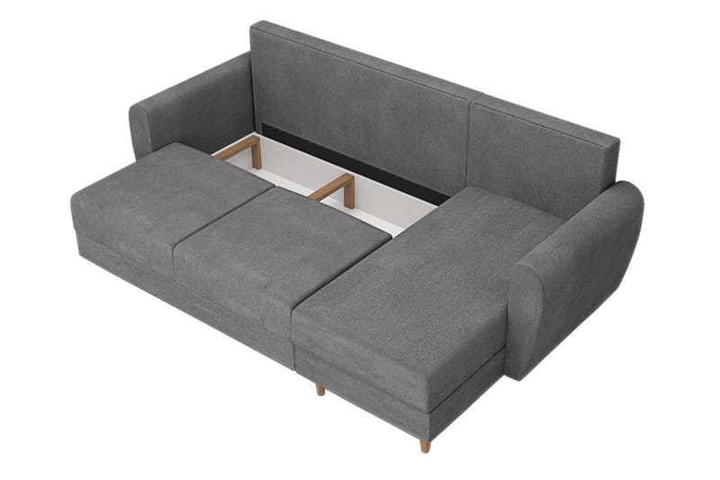 Manstad Hjørnesovesofa - Grå - Møbler - Sofaer - Sovesofaer