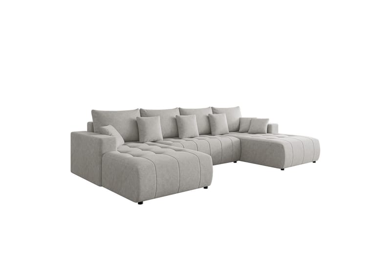 Mardon Sovesofa Dubbeldivan 4-sits - Grå - Møbler - Sofaer - Sovesofaer