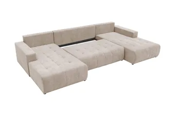 Mardon Sovesofa Dubbeldivan 4-sits - Grå - Møbler - Sofaer - Sovesofaer