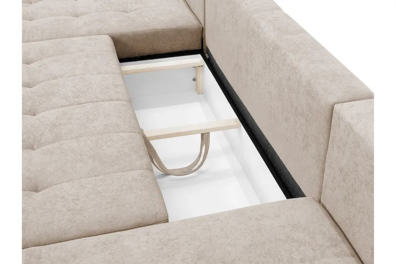 Mardon Sovesofa Dubbeldivan 4-sits - Hvid - Møbler - Sofaer - Sovesofaer